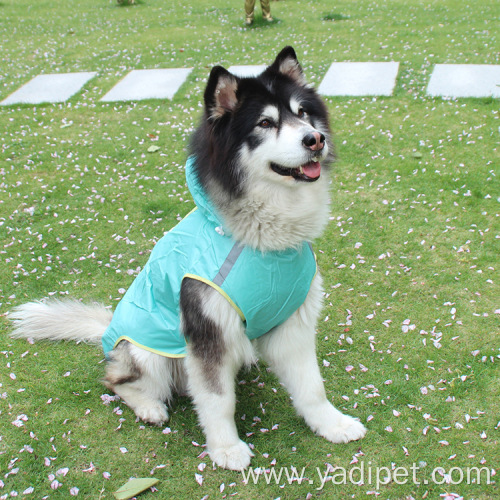 Dog Clothes Reflective Rain Dog Polyester Raincoat